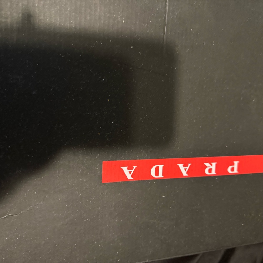 Prada Men's Black and Blue Sneakers - Picture 4 of 4